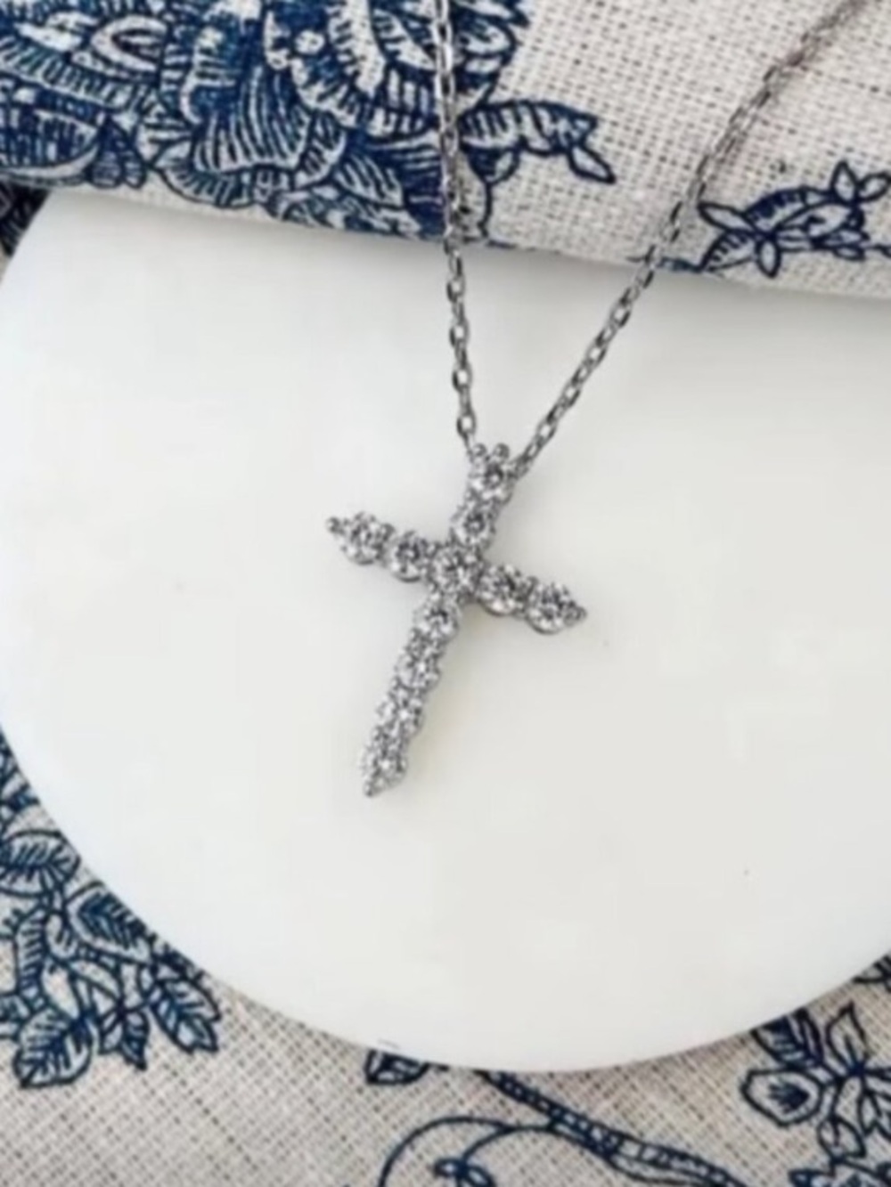 Park Lane “EDEN” Crystal Cross Necklace